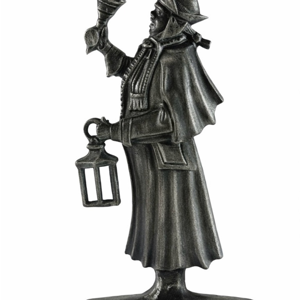 Vintage Cast Aluminum Town Crier House Address Sign Whitehall Style 8” - Picture 1 of 8